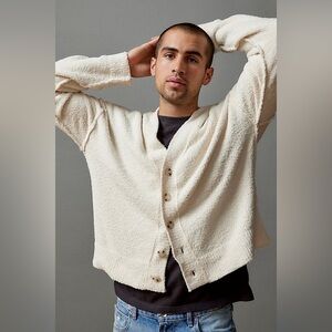 Men's Cream BDG Waterloo Cardigan